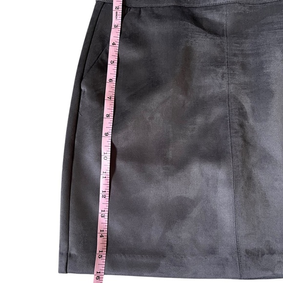 Vero Moda Faux Suede Mini Pencil Skirt in Asphalt Size XS - Picture 7 of 8